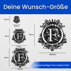 Monogramm mit Krone -  Monogramm