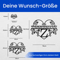 Monogramm im Herz -  Monogramm