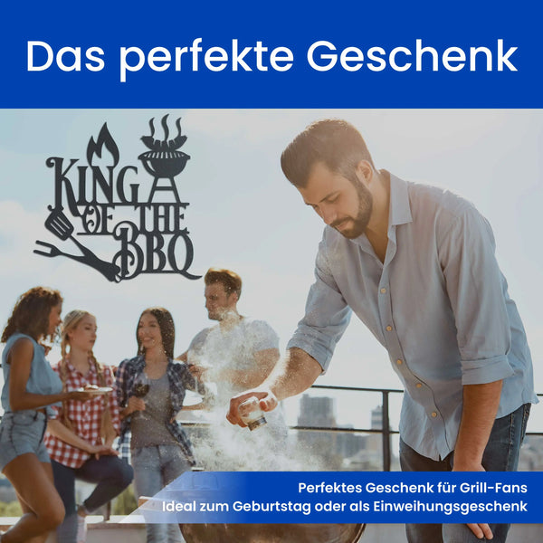 King of the BBQ -  Grillschild