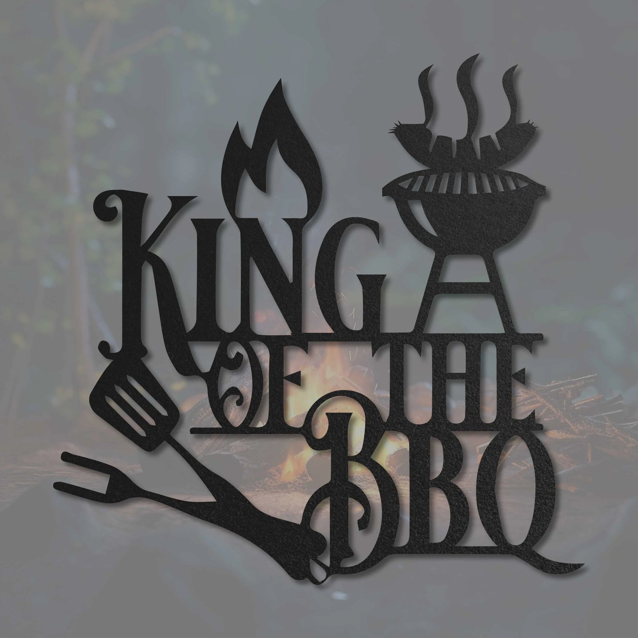 King of the BBQ -  Grillschild