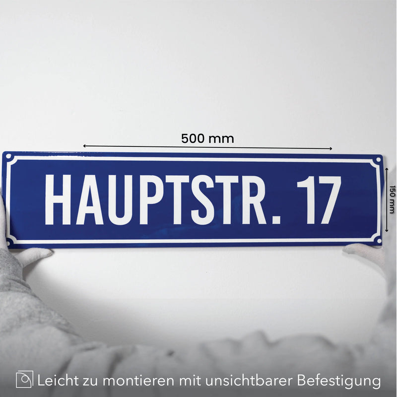 Emaille Straßenschild Steelmonks