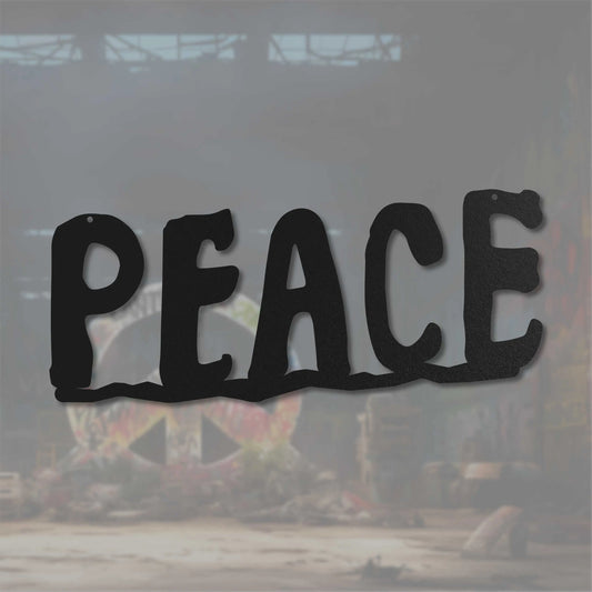 Peace -  "Peace" Schild