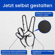 Peace Finger -  "Peace" Schild