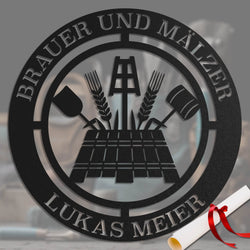 Brauer und Mälzer -  Zunft-Schilder