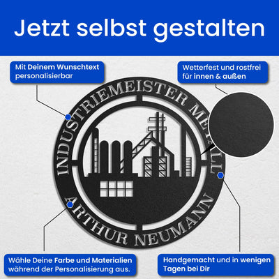 Industriemeister Metall -  Zunft-Schilder