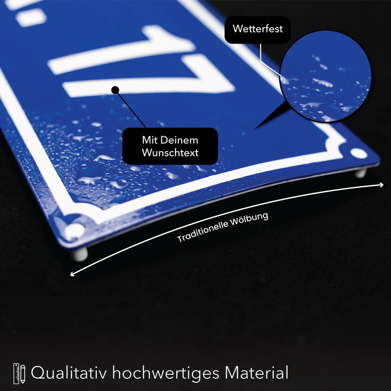 Emaille Straßenschild Steelmonks