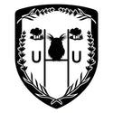 Wappen-Wandschild mit Lavendelrand Steelmonks