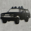 Fahrzeug Silhouette Wandschild