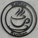 Rundschild Kaffee & Kuchen