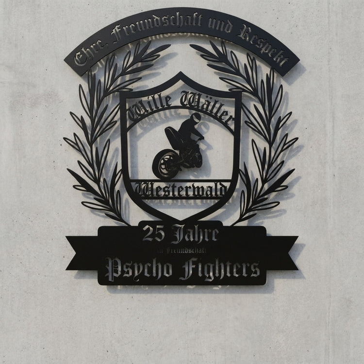 Wappen Wandschild nach Bild