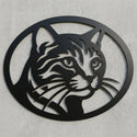 Ovales Katzen-Emblem – Große Schnurrhaare Steelmonks