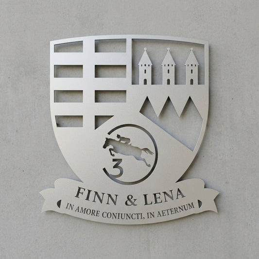 Familienwappen-Wandschild