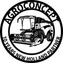 Rundes Traktor-Schild AgroConcept