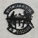 Tischtennis 75 Jahre – Wandschild
