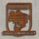 Emblem-Wandschild mit Datum 01.04.2022–31.10.2026