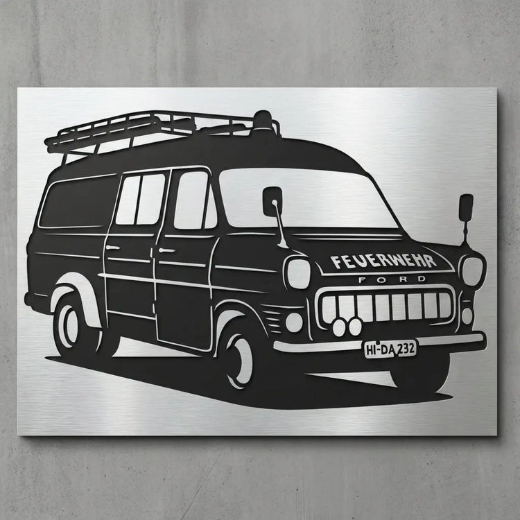 TSF Ford Feuerwehr Wandschild