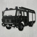 LF16 Feuerwehr Silhouette Wandschild Steelmonks