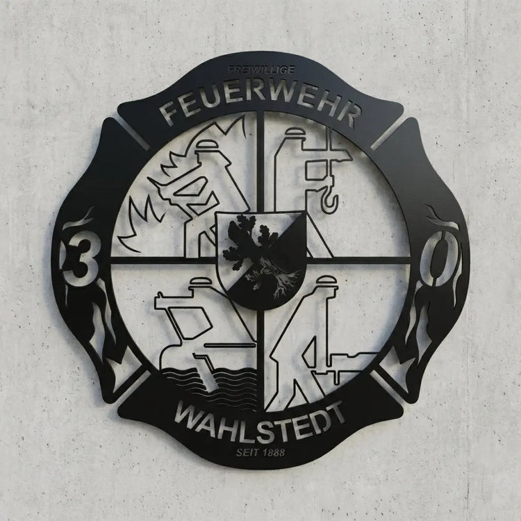 Wappen-Ausschnitt Emblem-Wandschild
