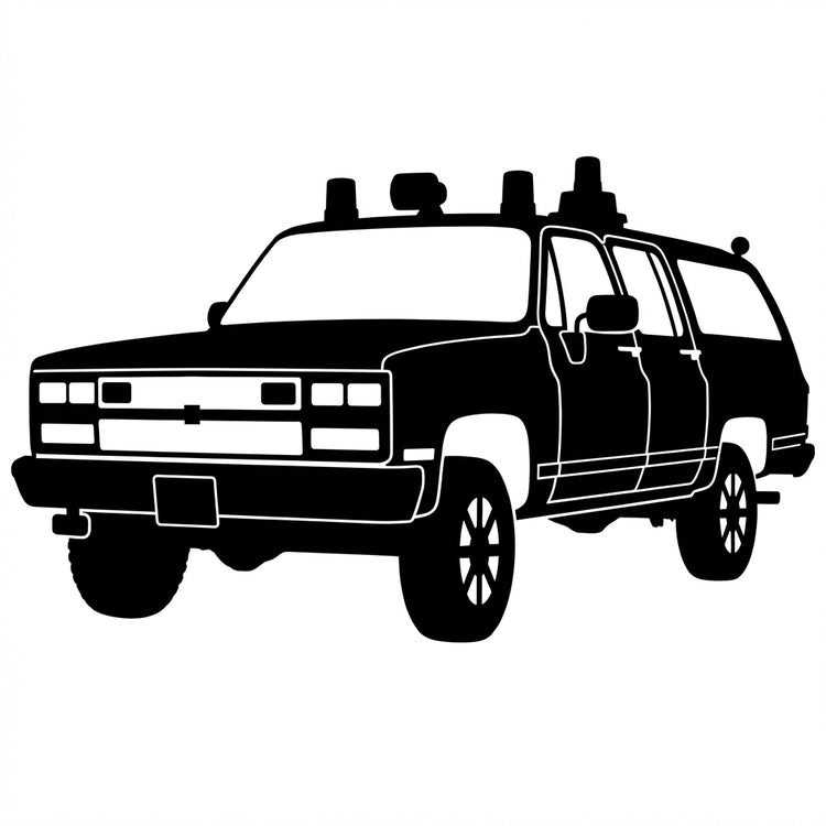 Fahrzeug Silhouette Wandschild