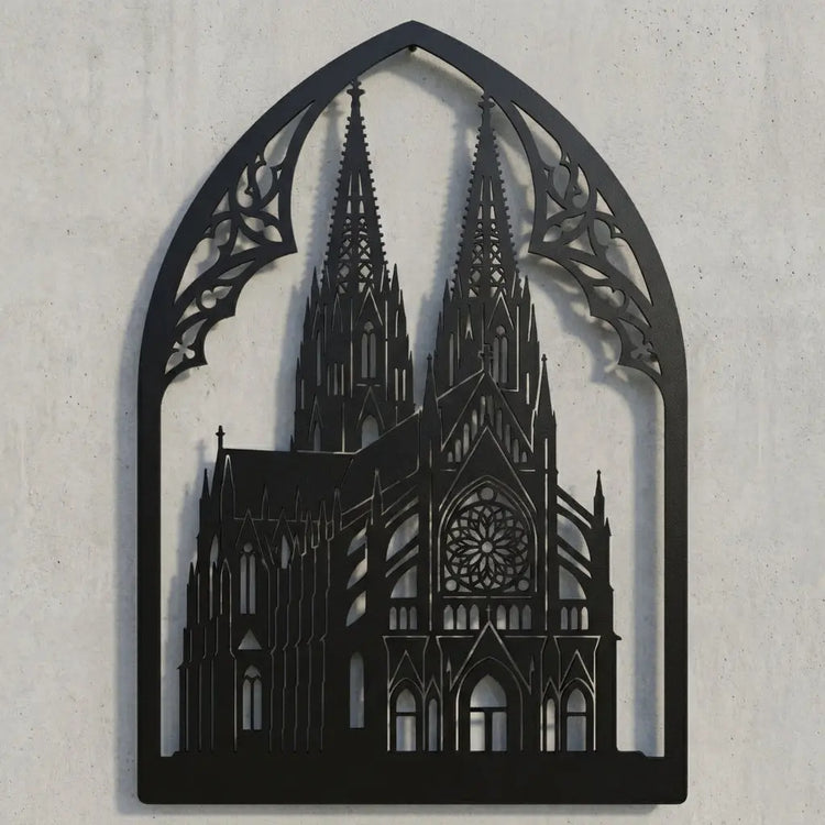Kölner Dom Spitzbogen-Wandschild