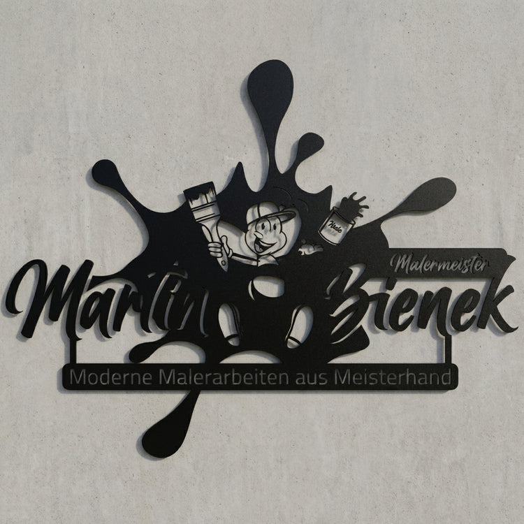 Firmenlogo Wandschild