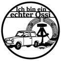 Rundes Wandschild – Motiv nach Foto