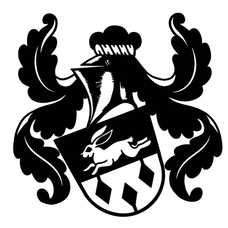 Familienwappen Wandschild