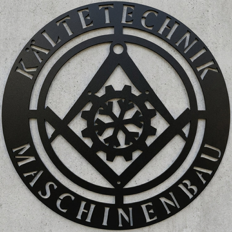 Firmenschild Emblem