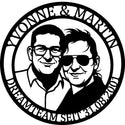 Ovales Partnerschild Yvonne & Martin