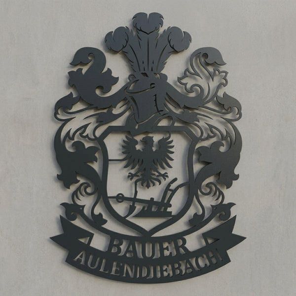 Bauer Wappen Wandschild