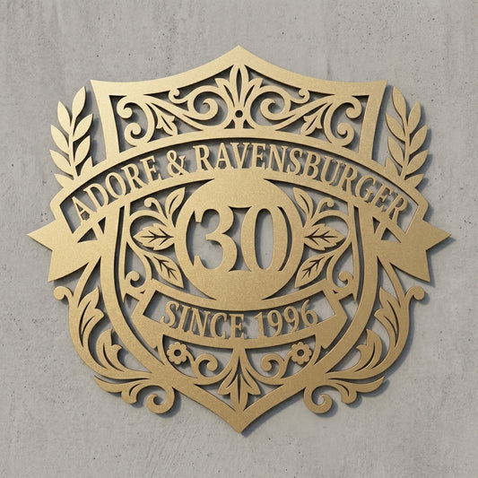 Wappen-Jubiläumsschild 30 – Adore & Ravensburger