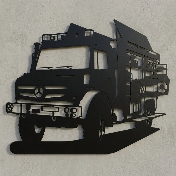 Fahrzeug-Silhouette Wandschild