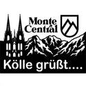Kölle grüßt – Edelstahl-Wandschild