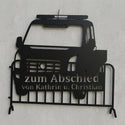Wandschild Zum Abschied – Kathrin & Christian