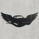 Emblem Auto mit Flügeln Steelmonks