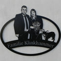 Familie Klinkhammer – Familienschild mit Französischer Bulldogge Steelmonks