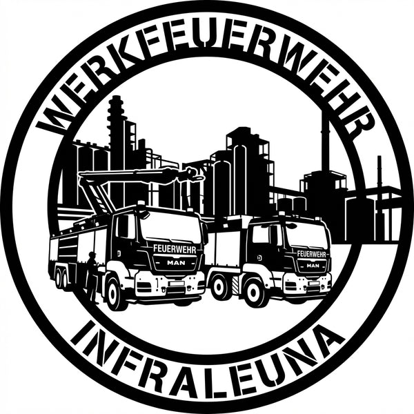 Rundschild Werkfeuerwehr InfraLeuna