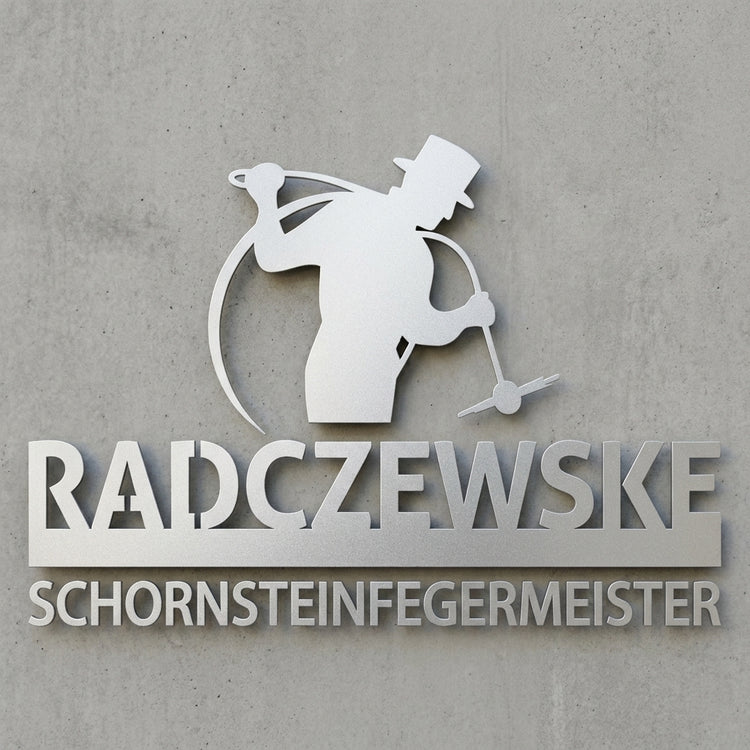 Firmenlogo Emblem Wandschild