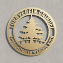 Rundes Vereins-Emblem Turnverein Grindel – Ehrenmitglied Marzell Koch Steelmonks