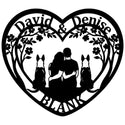 Herzschild Hochzeit Malinois – David & Denise BLANK