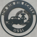 Rundes Wandschild – Fotomotiv mit Text
