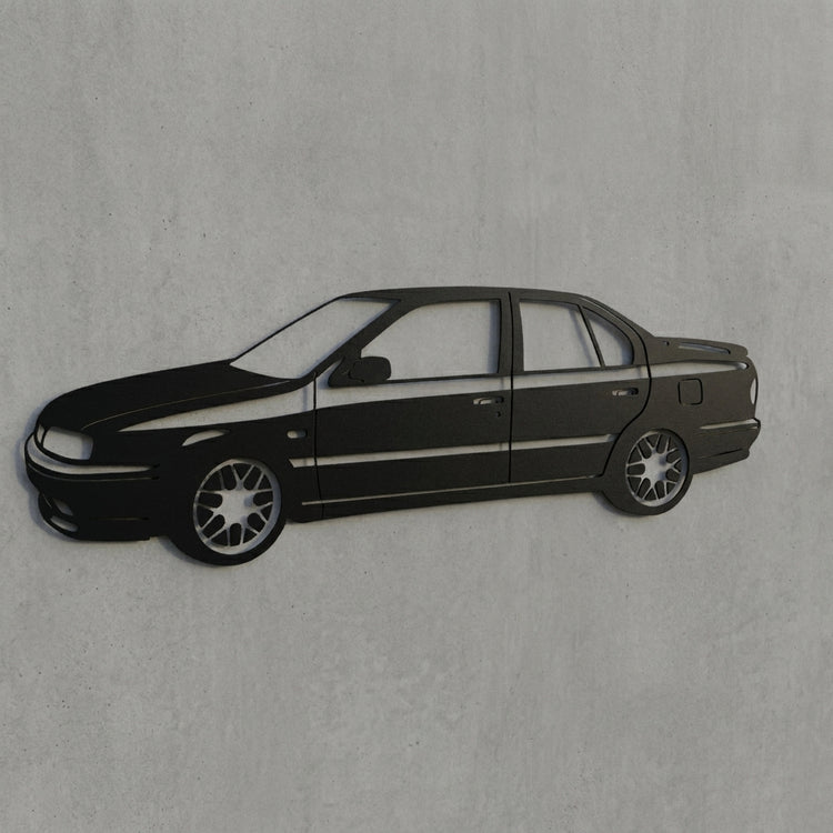 Fahrzeug Silhouette Wandschild