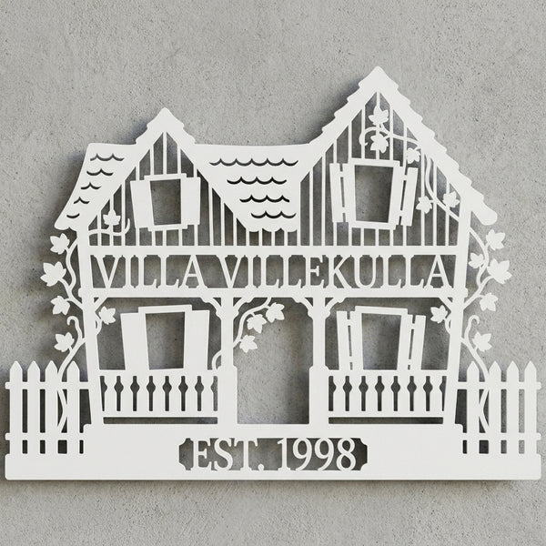 Villa Villekulla Haus-Schild – Est. 1998