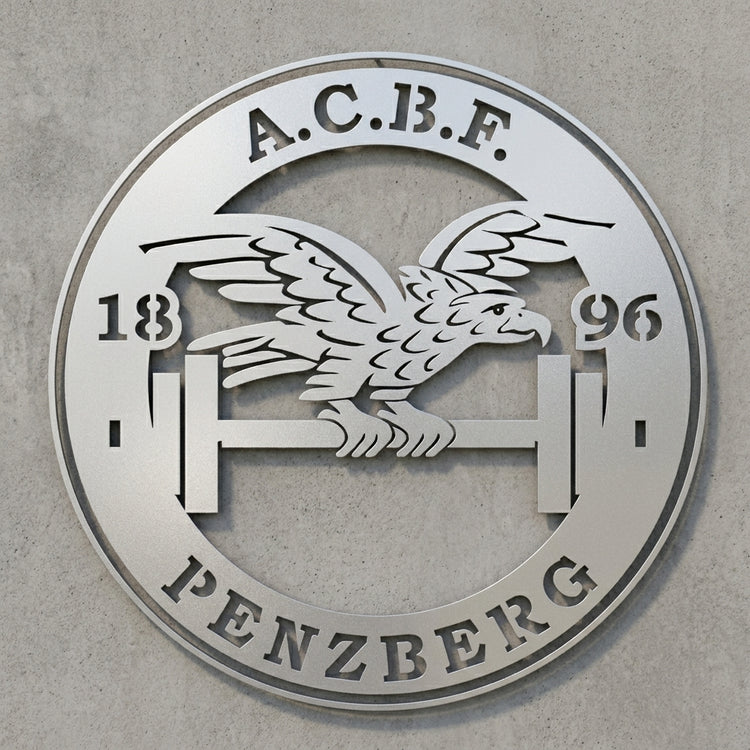 Vereinslogo Emblem Wandschild