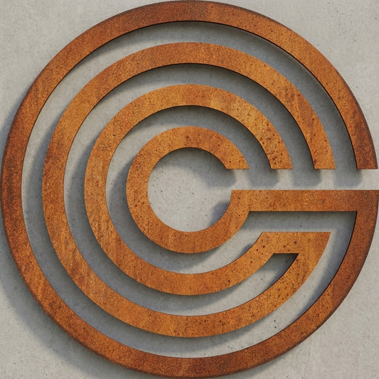 Logo-Emblem Wandschild