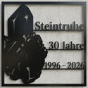Rechteckiges Jubiläumsschild „Steintruhe“ – 30 Jahre (1996–2026)