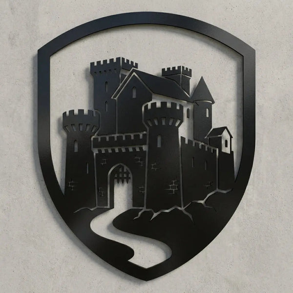 Heraldisches Burgschild Steelmonks