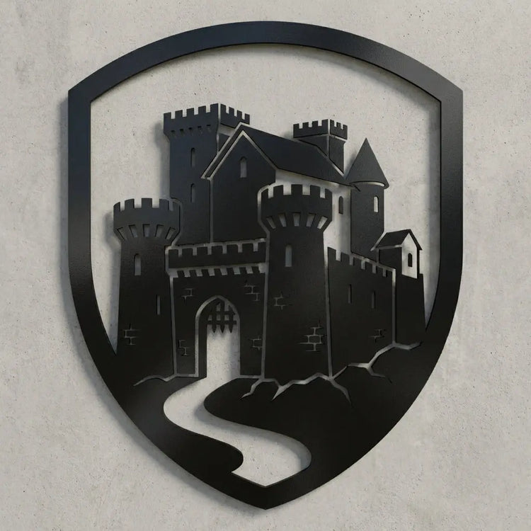 Heraldisches Burgschild