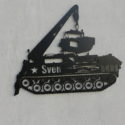 Fahrzeug-Silhouette mit Text Sven Steelmonks