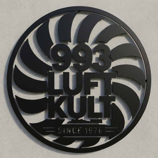 Turbinenlogo Metall-Wandschild